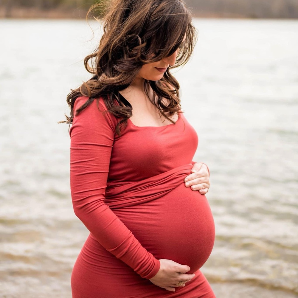 Sexy mama maternity dress